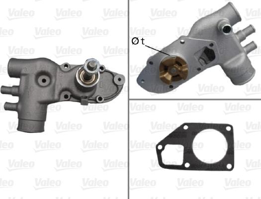 Valeo 506274 - Water Pump autospares.lv