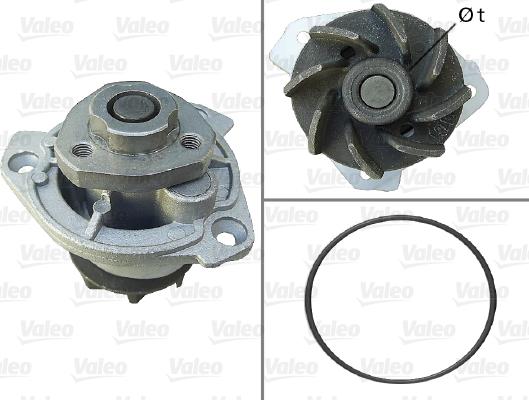 Valeo 506798 - Water Pump autospares.lv