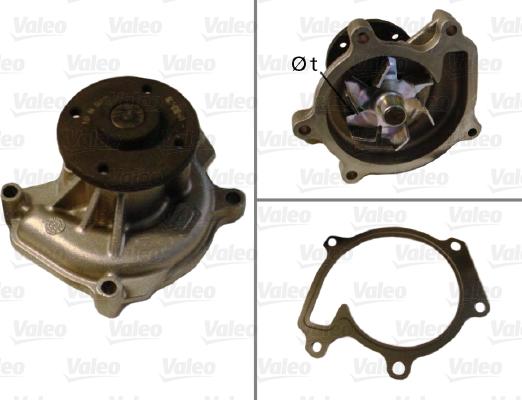 Valeo 506708 - Water Pump autospares.lv