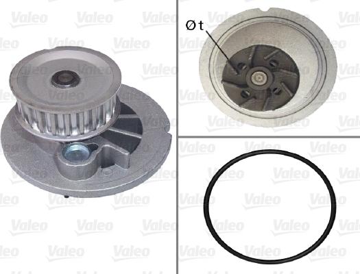 Valeo 506703 - Water Pump autospares.lv