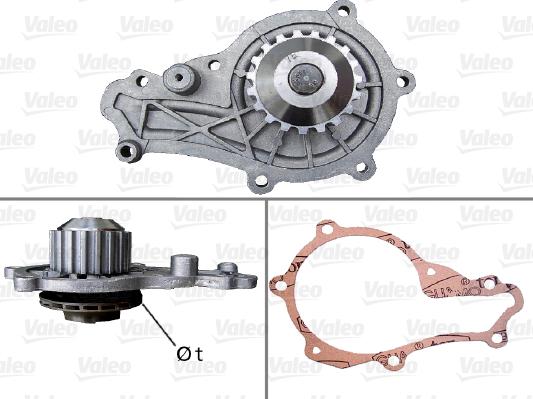 Valeo 506715 - Water Pump autospares.lv