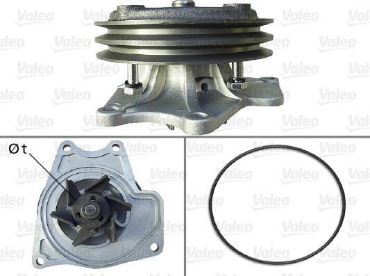 Valeo 506734 - Water Pump autospares.lv