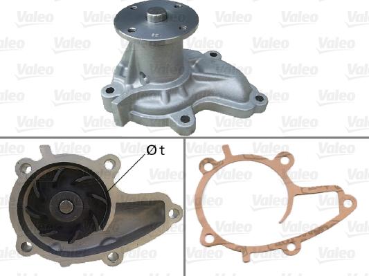 Valeo 506737 - Water Pump autospares.lv