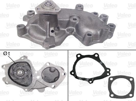 Valeo 506723 - Water Pump autospares.lv