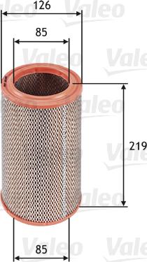 Valeo 585609 - Air Filter, engine autospares.lv