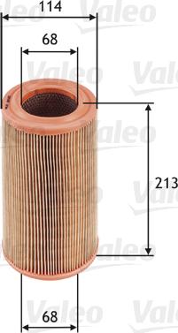 Valeo 585615 - Air Filter, engine autospares.lv