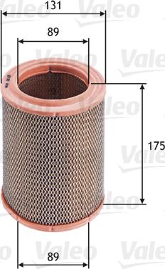 Valeo 585635 - Air Filter, engine autospares.lv