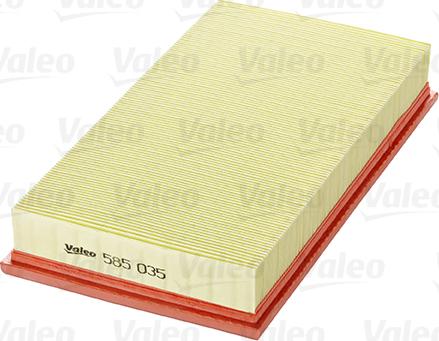 Valeo 585035 - Air Filter, engine autospares.lv