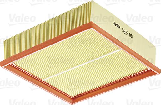 Valeo 585116 - Air Filter, engine autospares.lv