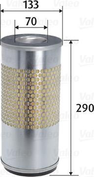 Valeo 585768 - Air Filter, engine autospares.lv