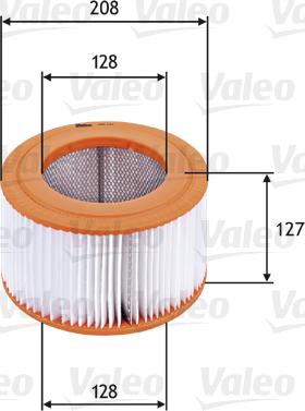 Valeo 585734 - Air Filter, engine autospares.lv