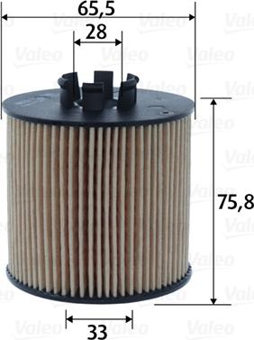 Valeo 586598 - Oil Filter autospares.lv