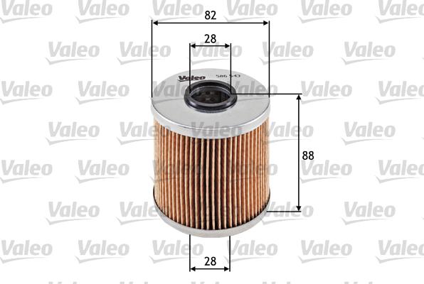 Valeo 586543 - Oil Filter autospares.lv