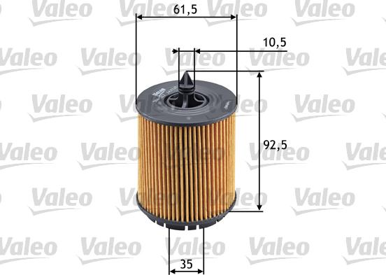 Valeo 586563 - Oil Filter autospares.lv