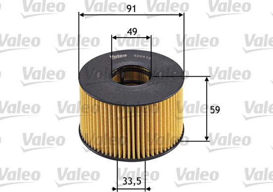 Valeo 586513 - Oil Filter autospares.lv