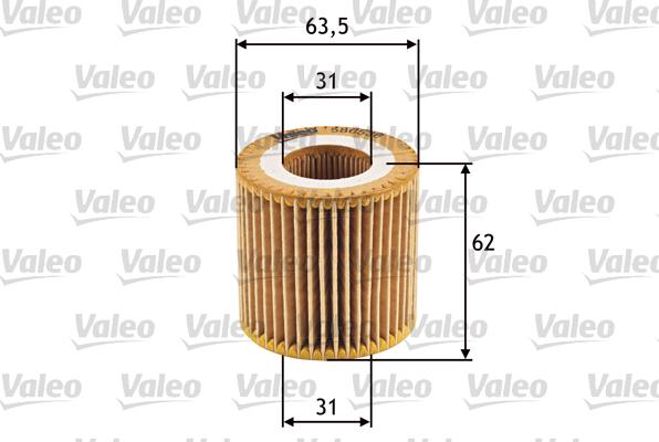 Valeo 586536 - Oil Filter autospares.lv