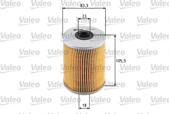 Valeo 586574 - Oil Filter autospares.lv
