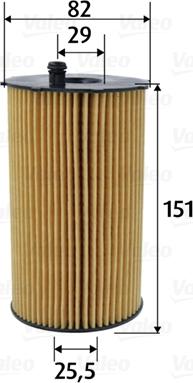 Valeo 586601 - Oil Filter autospares.lv