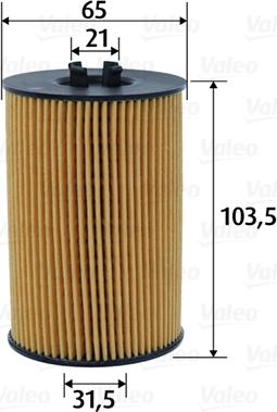 Valeo 586617 - Oil Filter autospares.lv