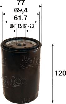 Valeo 586099 - Oil Filter autospares.lv