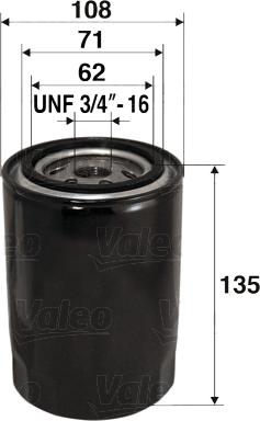 Valeo 586059 - Oil Filter autospares.lv