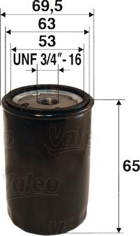 Valeo 586054 - Oil Filter autospares.lv