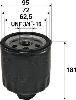 Valeo 586056 - Oil Filter autospares.lv