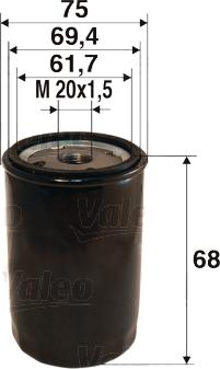 Valeo 586051 - Oil Filter autospares.lv