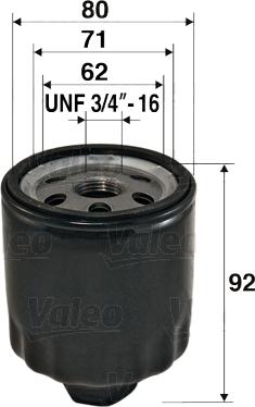 Valeo 586009 - Oil Filter autospares.lv