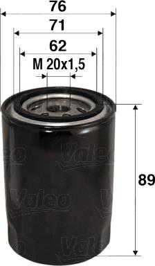 Valeo 586000 - Oil Filter autospares.lv
