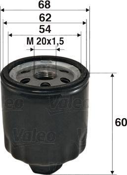 Valeo 586011 - Oil Filter autospares.lv