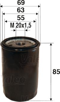 Valeo 586013 - Oil Filter autospares.lv