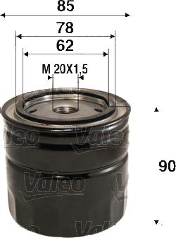 Valeo 586089 - Oil Filter autospares.lv