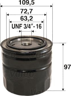 Valeo 586084 - Oil Filter autospares.lv