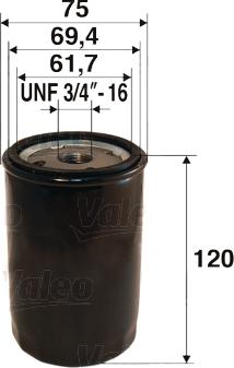 Valeo 586081 - Oil Filter autospares.lv