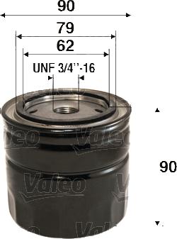 Valeo 586088 - Oil Filter autospares.lv