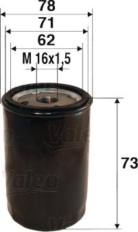 Valeo 586034 - Oil Filter autospares.lv