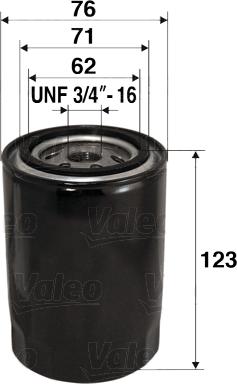 Valeo 586038 - Oil Filter autospares.lv