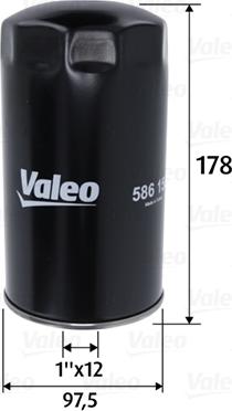Valeo 586150 - Oil Filter autospares.lv