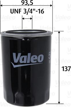 Valeo 586101 - Oil Filter autospares.lv