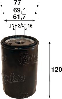 Valeo 586130 - Oil Filter autospares.lv