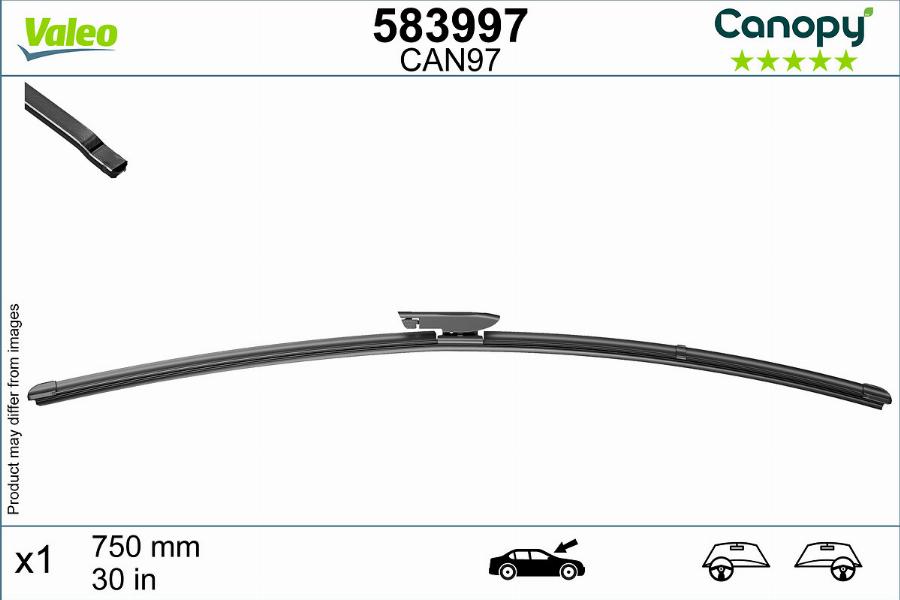 Valeo 583997 - Wiper Blade autospares.lv