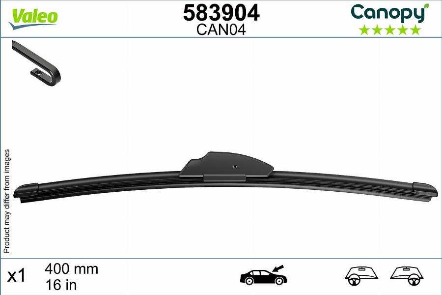 Valeo 583904 - Wiper Blade autospares.lv