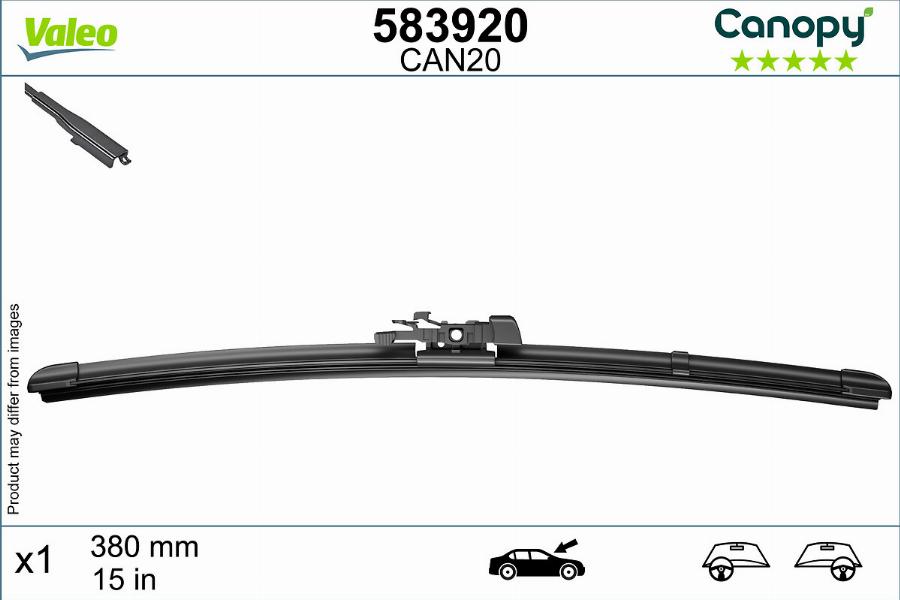 Valeo 583920 - Wiper Blade autospares.lv