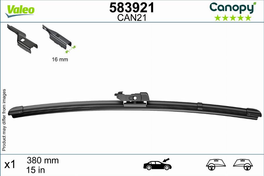 Valeo 583921 - Wiper Blade autospares.lv