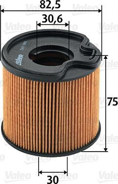 Valeo 587901 - Fuel filter autospares.lv