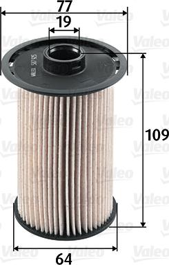 Valeo 587925 - Fuel filter autospares.lv
