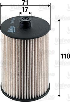 Valeo 587926 - Fuel filter autospares.lv