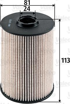 Valeo 587928 - Fuel filter autospares.lv