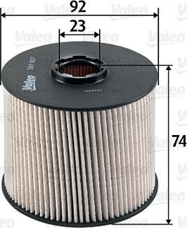 Valeo 587927 - Fuel filter autospares.lv